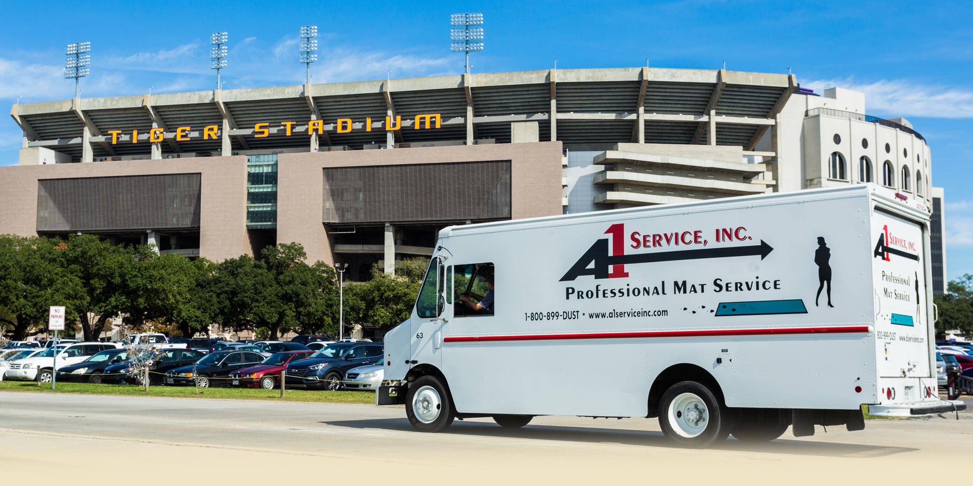 A-1 Service Truck Outside-of-Tiger-Stadium